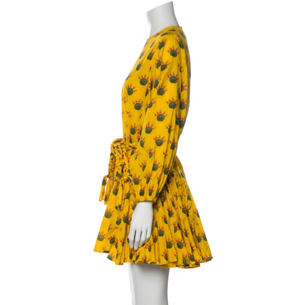 Rhode yellow dress with detachable belt Revolve - Picture 5 of 8